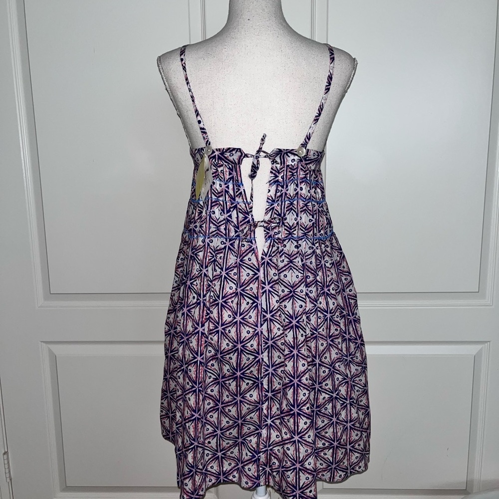 Roberta Roller Rabbit Java Dress Size XS Pink Royal Blue - Picture 3 of 3